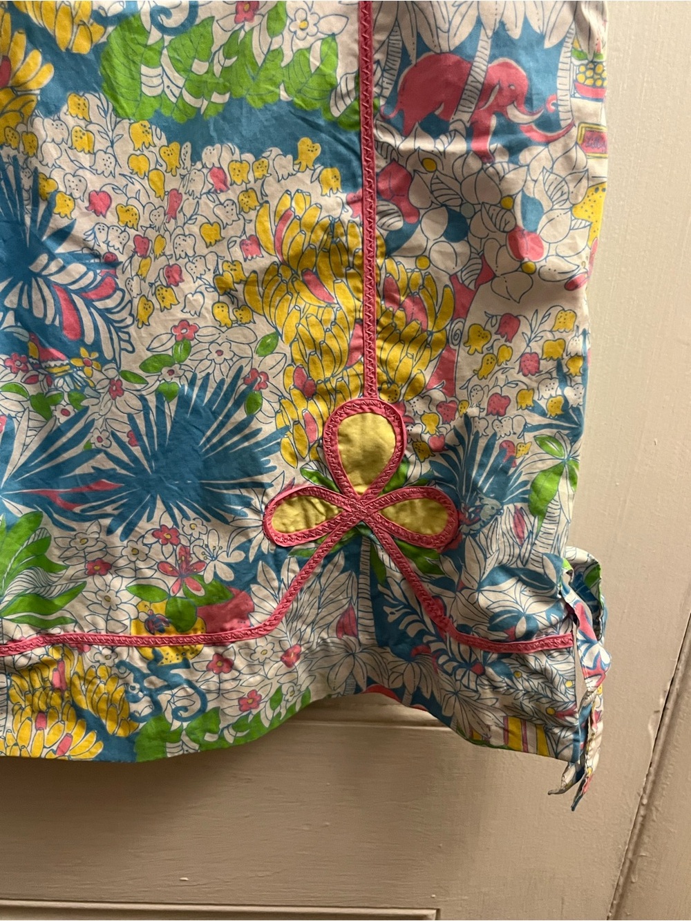 Lilly Pulitzer girls' vintage shift dress Colorful botanical print. Size 10 - Picture 3 of 7